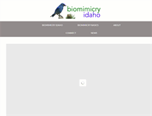 Tablet Screenshot of biomimicryidaho.org